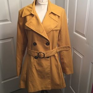 Via Spiga Gold Pea Coat